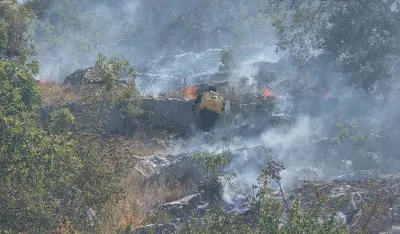 U Tuzima odbranili kuće, izgorio dio Vranjske gore