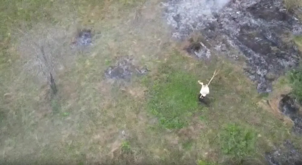 Policija dronom detektovala lice koje je palilo vatru na otvorenom u Bijelom Polju