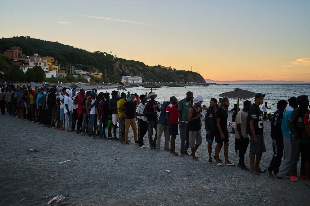Migranti u Seuti organizovali protest: Traže od &Scaron;panije da im odobri azil