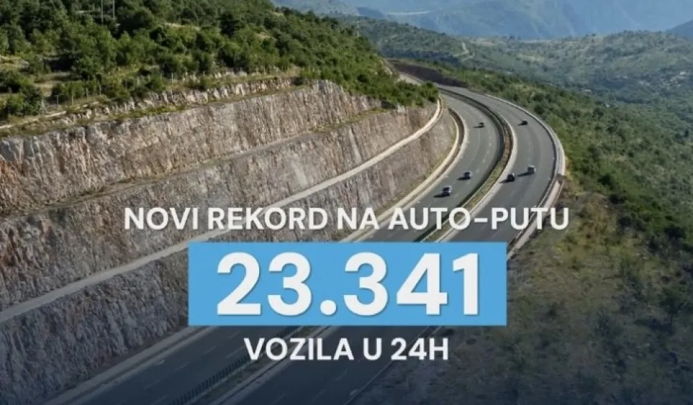 Novi rekord u prometu vozila na auto-putu