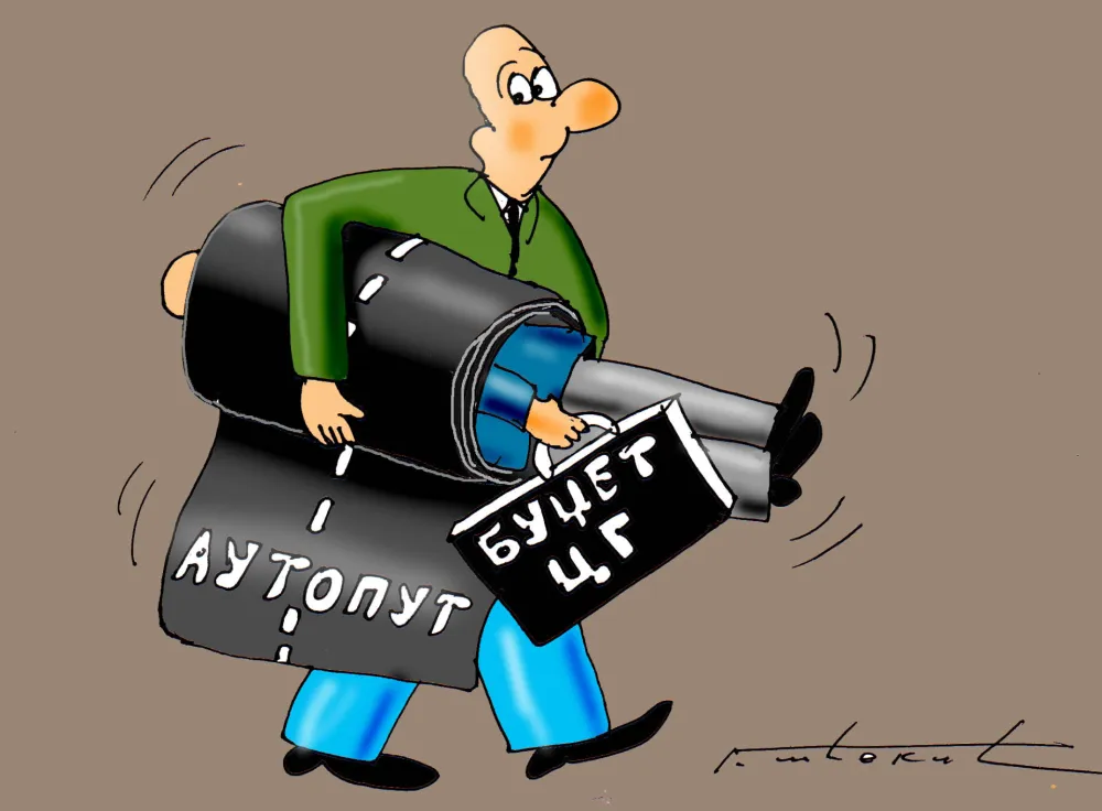 Karikatura Dana - Autor: Goran &Scaron;ćekić