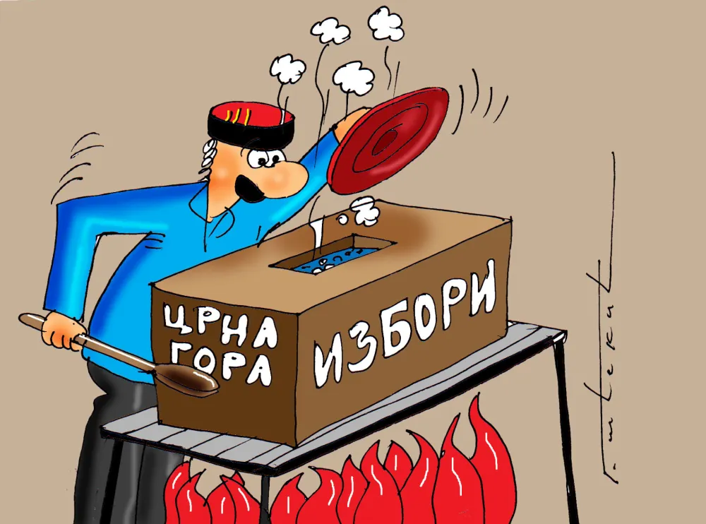 Karikatura Dana - Autor: Goran &Scaron;ćekić