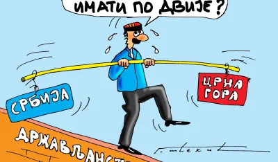 Karikatura Dana - Autor: Goran &Scaron;ćekić