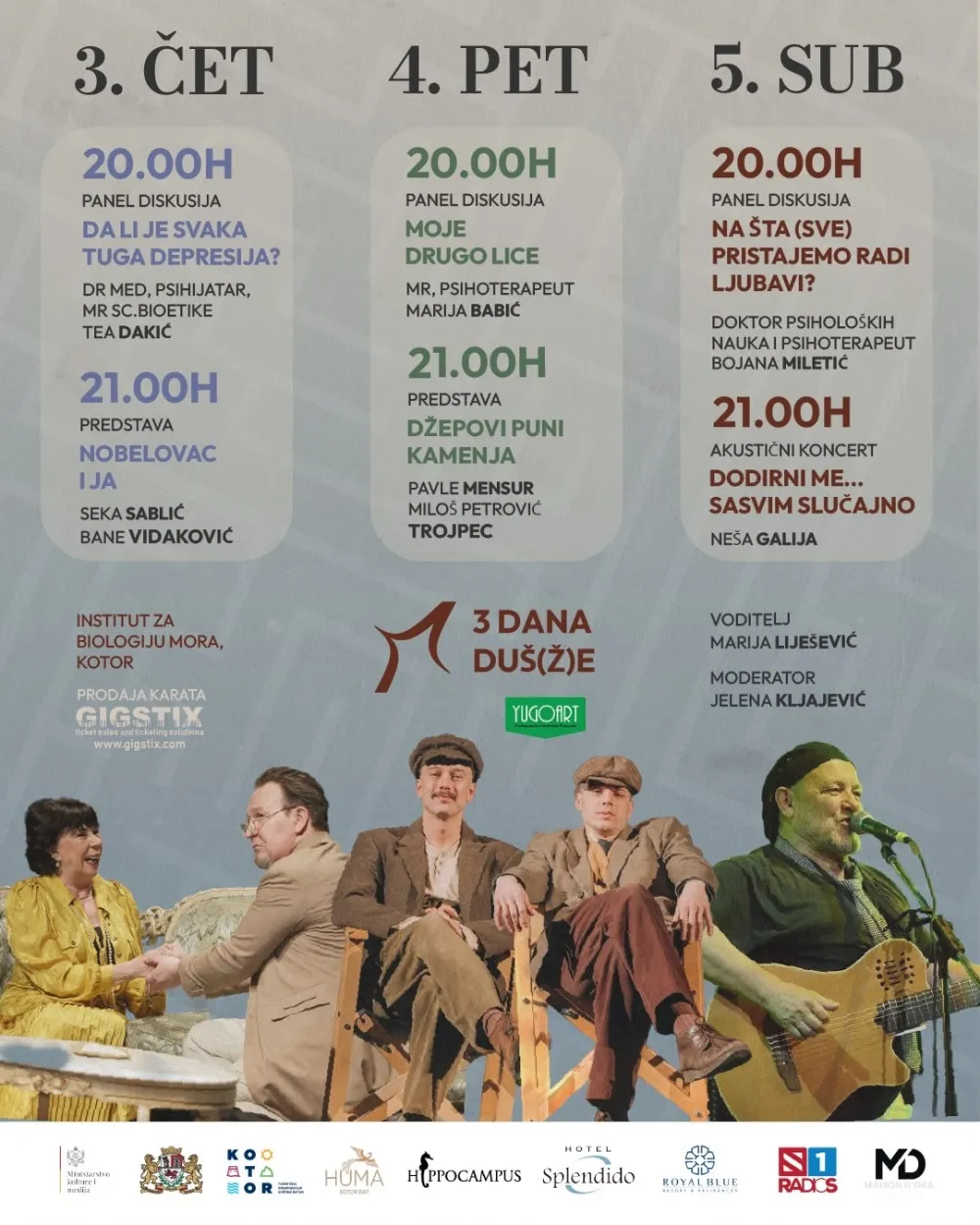 Festival 3 dana du&scaron;(ž)e u Kotoru