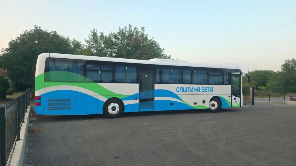 Prvo vozilo za obavljanje javnog prevoza u Zeti: Novim autobusom od Mataguža do Cijevne