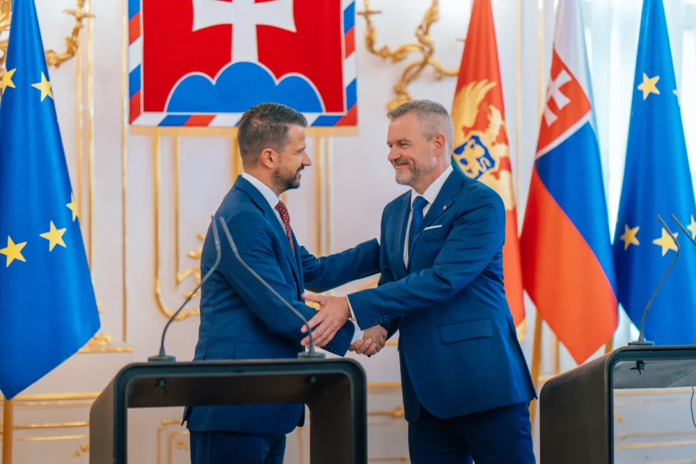 Milatović sa Pelegrinijem u Bratislavi