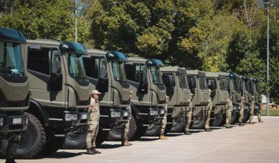 Krapović: Jedinice Vojske dobile 31 novo vozilo namijenjeno transportu ljudstva i materijala