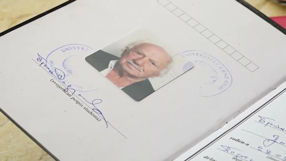 Podgoričanin koji je u 88. godini upisao fakultet: Mogli bismo da primamo platu i da ne radimo
