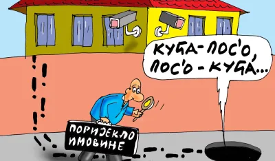 Karikatura Dana - Autor: Goran &Scaron;ćekić