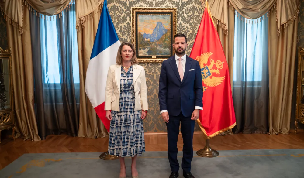 Milatović primio akreditivna pisma ambasadora Ujedinjenog Kraljevstva i Francuske
