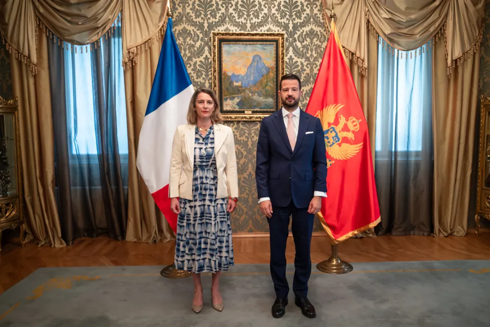 Milatović primio akreditivna pisma ambasadora Ujedinjenog Kraljevstva i Francuske