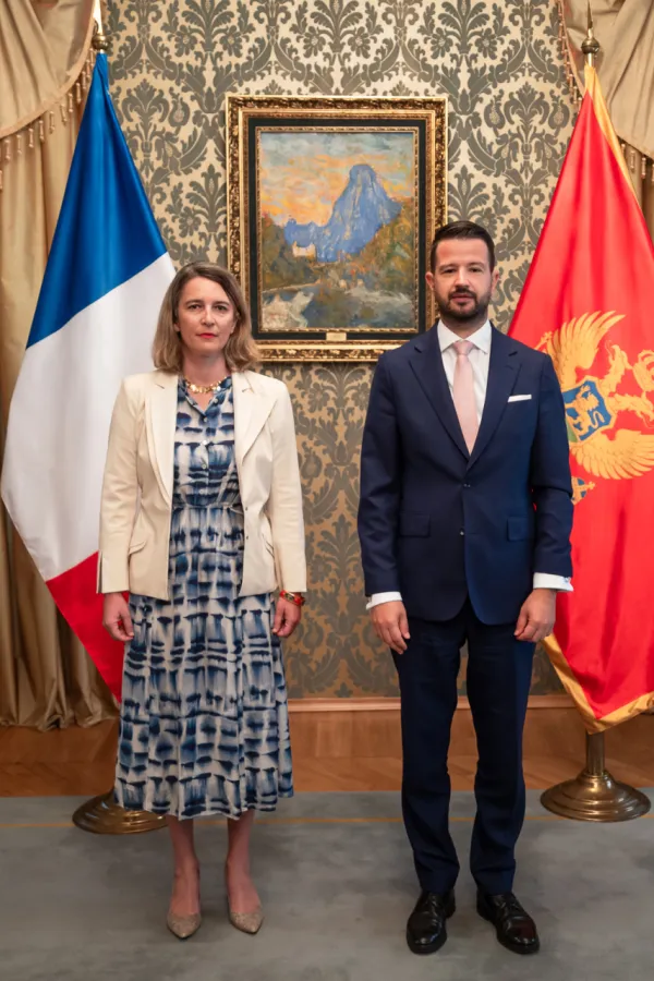 Milatović primio akreditivna pisma ambasadora Ujedinjenog Kraljevstva i Francuske