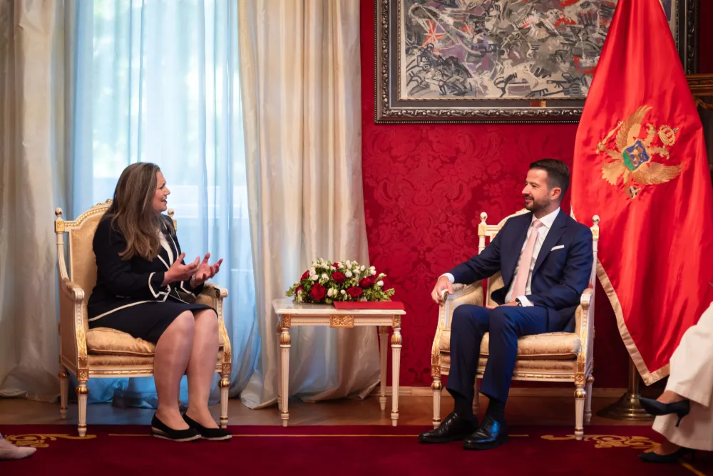Milatović primio akreditivna pisma ambasadora Ujedinjenog Kraljevstva i Francuske