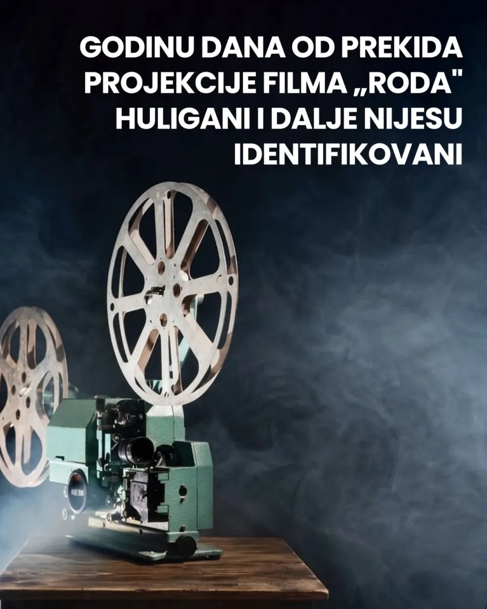  Godinu dana od prekida projekcije filma "Roda" huligani i dalje nijesu identifikovani