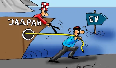Karikatura Dana - Autor: Goran &Scaron;ćekić