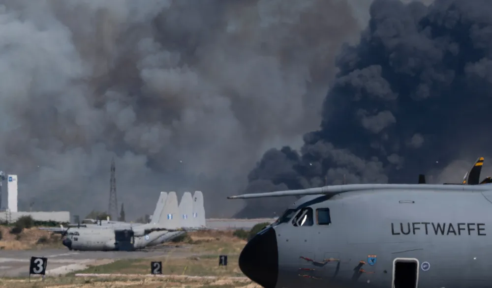 Grčka: Poginuli piloti vojnog aviona koji se sru&scaron;io tokom aeromitinga