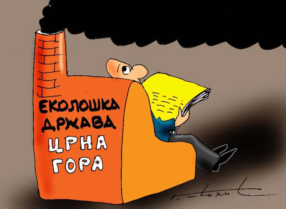 Karikatura Dana - Autor: Goran &Scaron;ćekić
