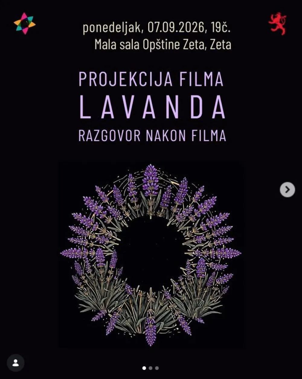 Plakat za događaj