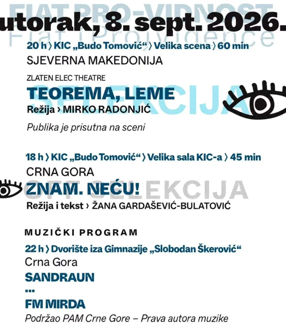 Danas na programu