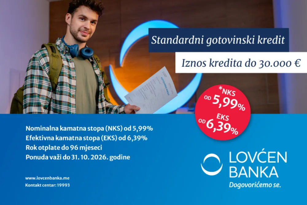 Standardni gotovinski kredit