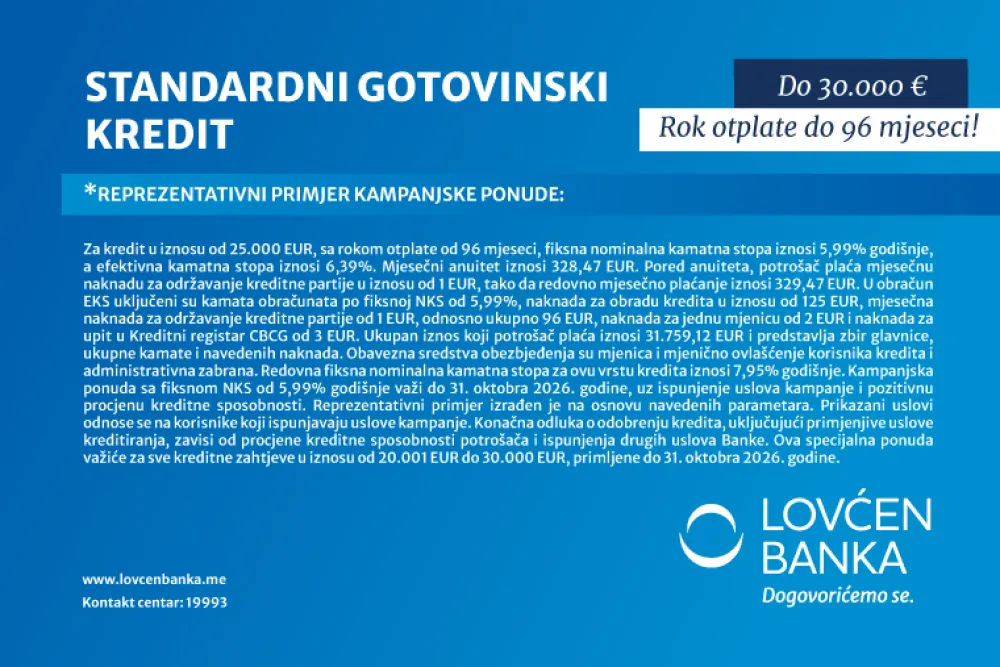 Standardni govotovinski kredit