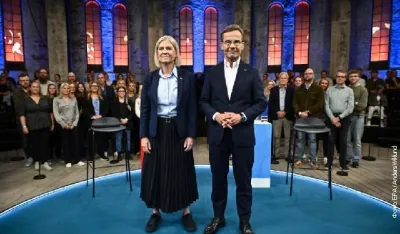 Magdalena Anderson (Socijaldemokrate) i Ulf Kristerson (Moderati)