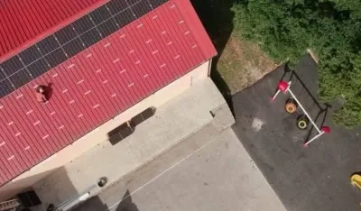 Fotonaponski istem na &scaron;koli Mihailo Žugić