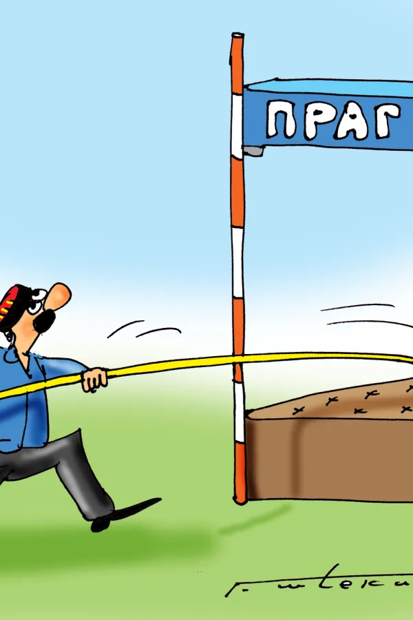 Karikatura Dana - Autor: Goran &Scaron;ćekić