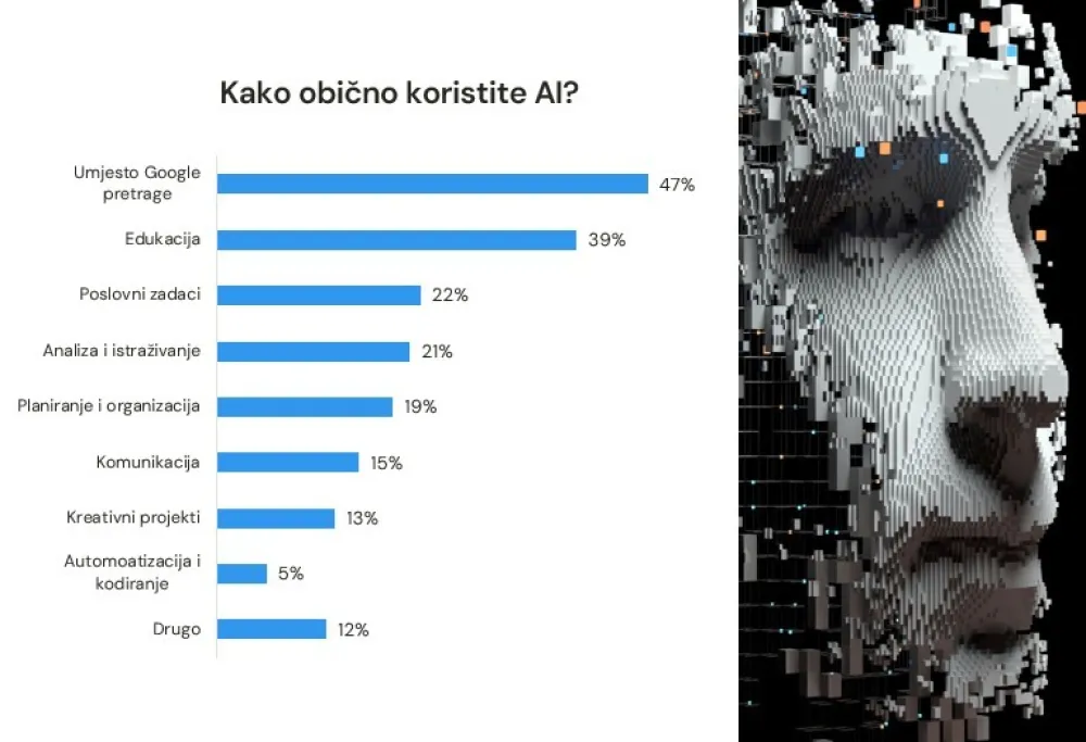 Kako obično koriste AI?