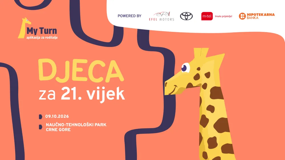 MTEL partner konferencije &bdquo;Djeca za 21. vijek&ldquo;: Konferencija okuplja roditelje i stručnjake 9. oktobra u Podgorici
