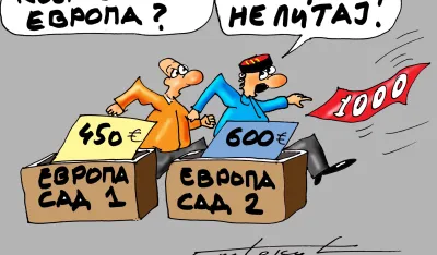 Karikatura Dana - Autor: Goran &Scaron;ćekić