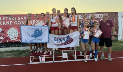 Najbre &scaron;tafete 4x100 metara