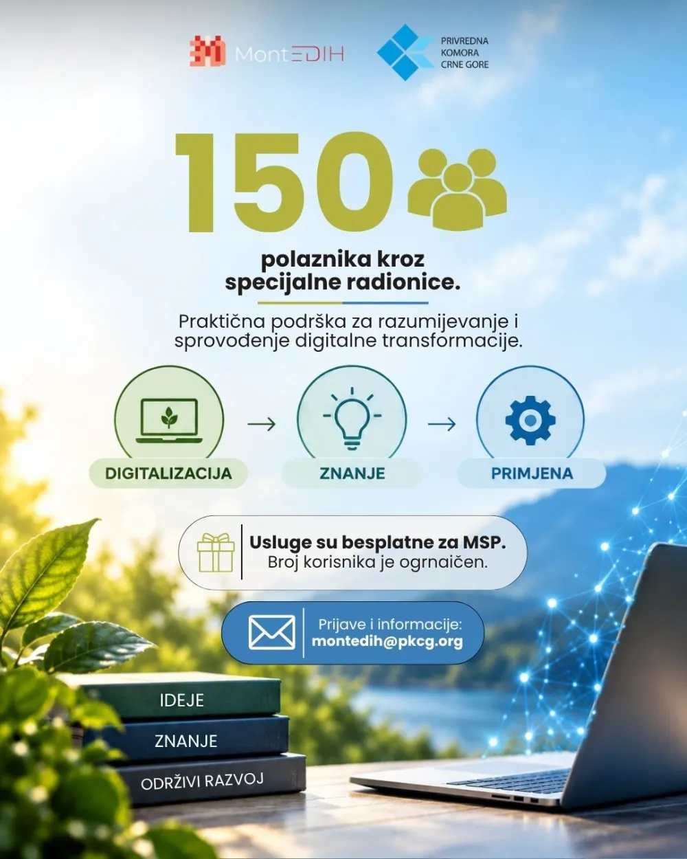 PKCG pruža besplatnu podr&scaron;ku za zelenu i digitalnu transformaciju 130 kompanija