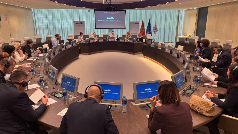 Crnogorski tužioci u posjeti Eurodžastu: Fokus na efikasniju međunarodnu saradnju u borbi protiv kriminala