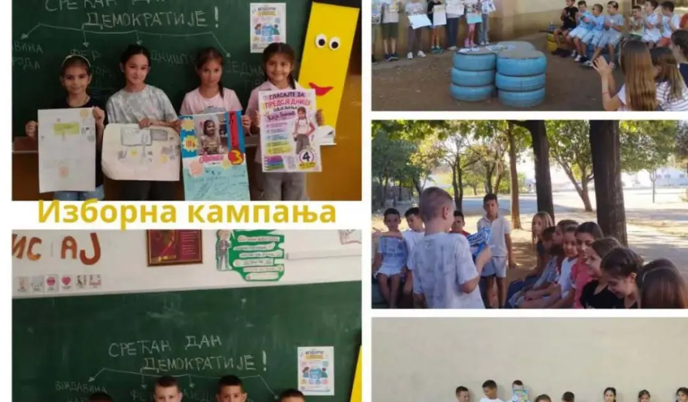 Učenici O&Scaron; &bdquo;Oktoih&ldquo; obilježili dan demokratije: Održali izbore u učionici
